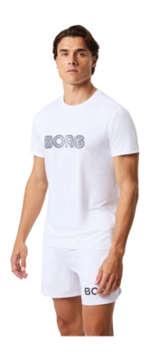 T-Shirt Björn Borg Men Borg Graphic T-Shirt Brilliant White