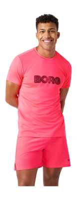 T-Shirt Björn Borg Men Borg Graphic T-Shirt Diva Pink