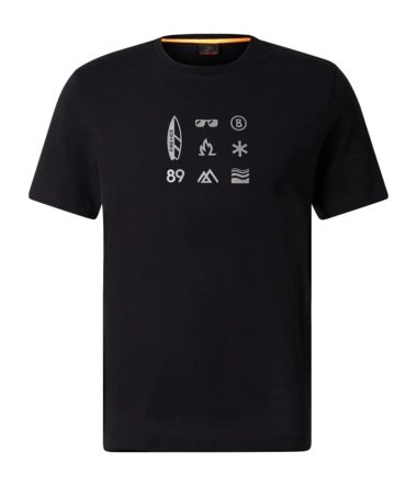 T-Shirt Bogner Fire + Ice Men Matteo Black Regular Fit