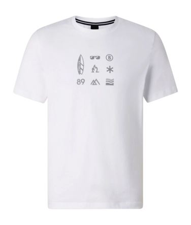 T-Shirt Bogner Fire + Ice Men Matteo White Regular Fit