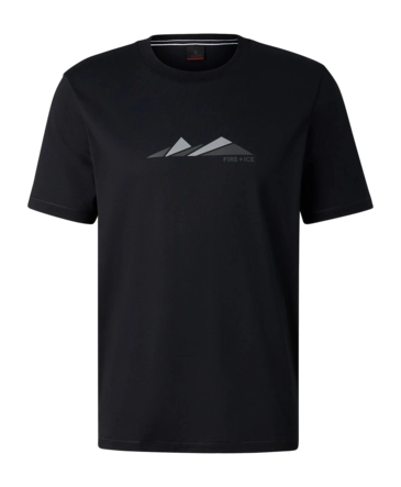 T-Shirt Bogner Fire + Ice Men Paco Black Regular Fit