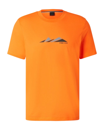 T-Shirt Bogner Fire + Ice Men Paco Vibrant Orange Regular Fit