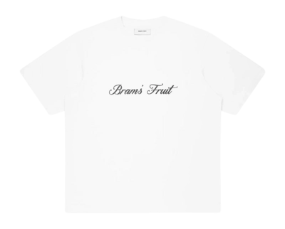 T-Shirt Bram's Fruit Men Script Logo White | Causeways