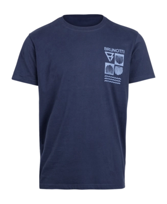 T-Shirt Brunotti Men Jelledee Indigo Blue