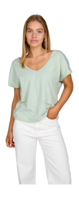 T-Shirt Brunotti Women Duya Aqua Grey