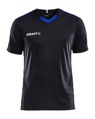 T-Shirt Craft Men Progress Jersey Contrast Black/Club Cobolt Regular Fit