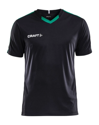 T-Shirt Craft Men Progress Jersey Contrast Black/Team Green Regular Fit