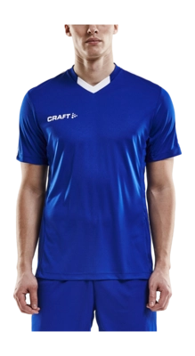 T-Shirt Craft Men Progress Jersey Contrast Club Cobolt/White Regular Fit