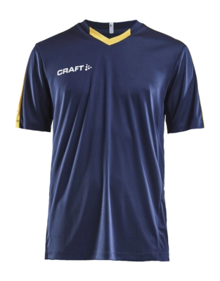 T-Shirt Craft Men Progress Jersey Contrast Navy/Sweden Yellow