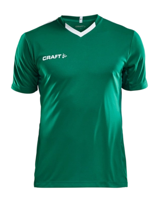 T-Shirt Craft Men Progress Jersey Contrast Team Green Regular Fit