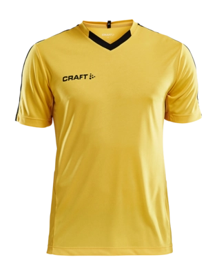 T-Shirt Craft Men Progress Jersey Contrast Yellow/Black Regular Fit