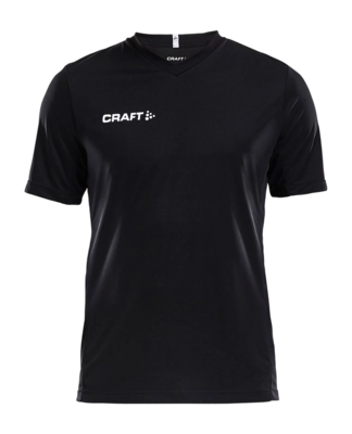 T-Shirt Craft Men Squad Jersey Solid Black Regular Fit