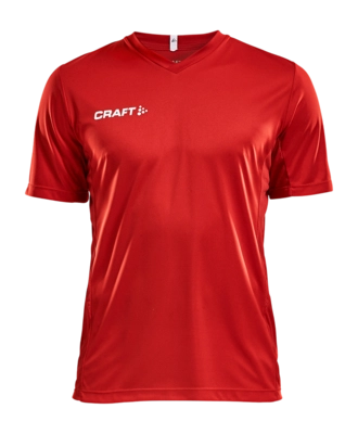 T-Shirt Craft Men Squad Jersey Solid Bright Red Regular Fit