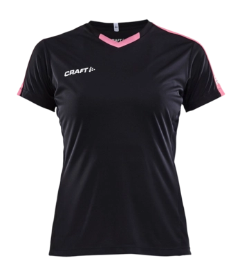 T-Shirt Craft Women Progress Jersey Contrast Black/Pop Regular Fit
