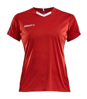 T-Shirt Craft Women Progress Jersey Contrast Bright Red Regular Fit
