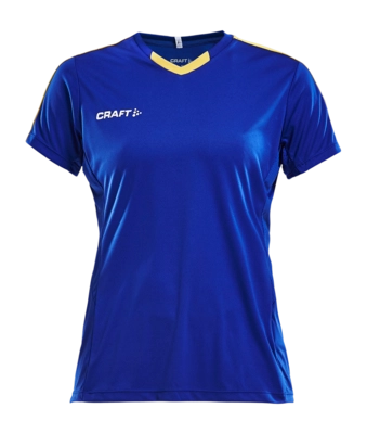 T-Shirt Craft Women Progress Jersey Contrast Club Cobolt/Sweden Yellow Regular Fit