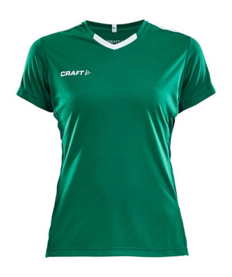 T-Shirt Craft Women Progress Jersey Contrast Team Green Regular Fit