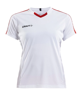 T-Shirt Craft Women Progress Jersey Contrast White/Bright Red Regular Fit