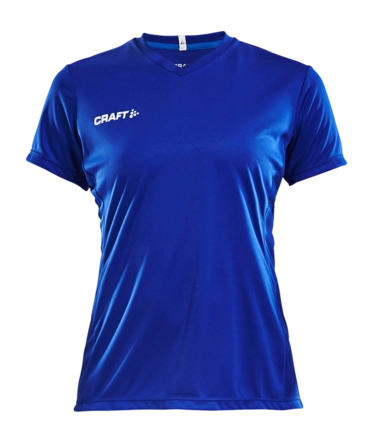 T-Shirt Craft Women Squad Go Jersey Solid Club Cobolt/White