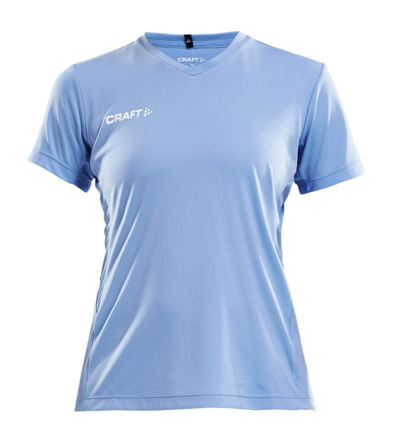 T-Shirt Craft Women Squad Go Jersey Solid Sky Blue Comfort Fit