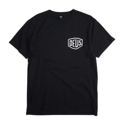 T-Shirt Deus Men Biarritz Address Black