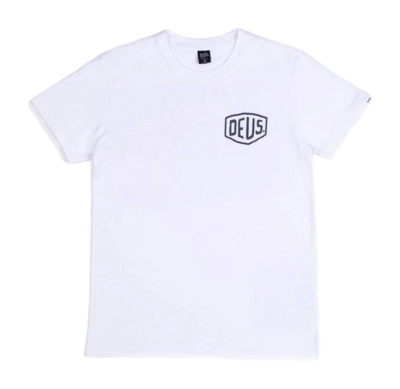 T-Shirt Deus Men Biarritz Address White