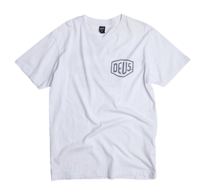 T-Shirt Deus Men Camperdown Address White
