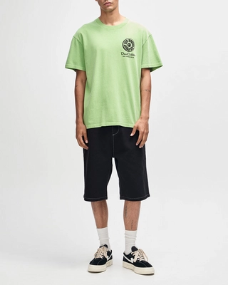 T-Shirt Deus Men Los Angeles Address Parrot Green | Causeways