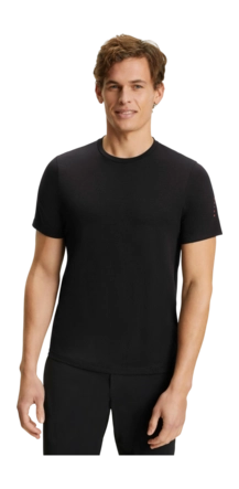 T-Shirt Falke Men Run Black Running Training Loose Fit
