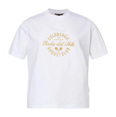 T-Shirt Goldbergh Women Aurelia White Relaxed Fit