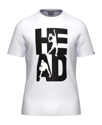 T-Shirt HEAD Men Vision T-Shirt White/Navy