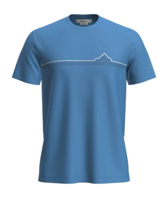 T-Shirt Icebreaker Men Merino 150 Tech Lite SS Tee Range Stripes Arctic