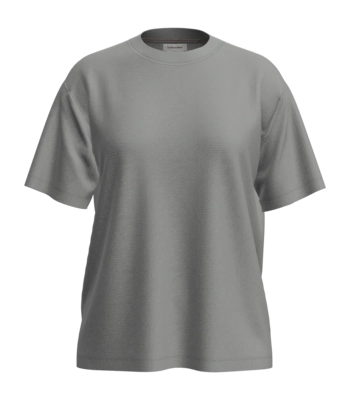 T-Shirt Icebreaker Women Merino 150 Tech Lite SS Relaxed Tee Proto Grey