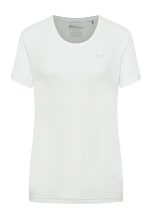 T-Shirt Jack Wolfskin Women Tech T Stark White Regular Fit