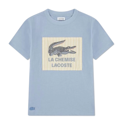 T-Shirt Lacoste Boys Applique Lacoste Chambray