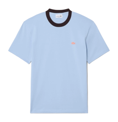 T-Shirt Lacoste Men TH2323 Classic Fit Colourblock Chambray