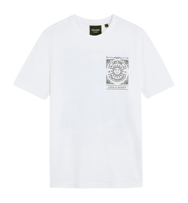T-Shirt Lyle & Scott Men Sunshine Inn Graphic White