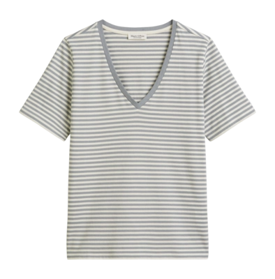 T-Shirt Marc O'Polo Women 503207251107 Nordic Sea / Offwhite