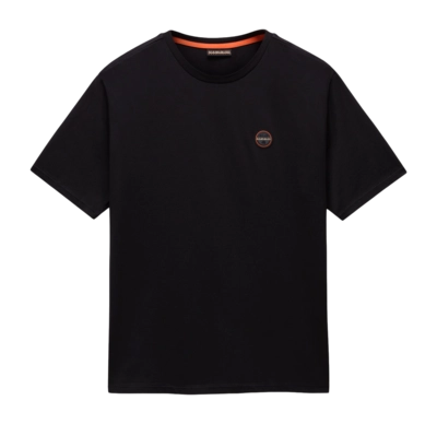 T-Shirt Napapijri Men S-Badge SS 1 Black Beauty