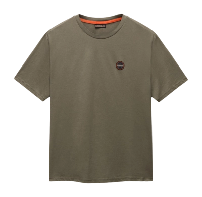 T-Shirt Napapijri Men S-Badge SS 1 Tea Leaf
