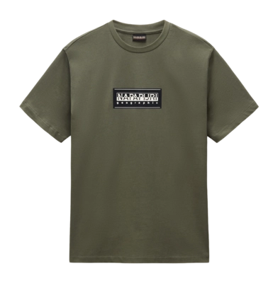T-Shirt Napapijri Men S-Box Logo SS Tea Leaf