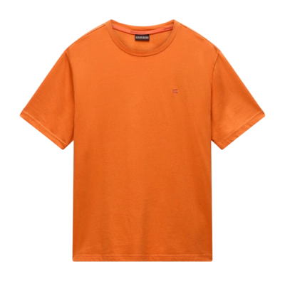T-Shirt Napapijri Men S-Nedles SS Orange Pumpkin