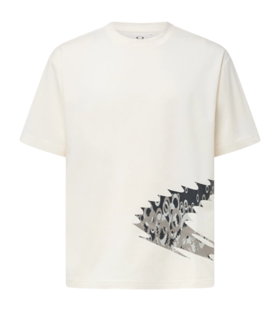 T-Shirt Oakley Men New Retro Static 3.0 Ceramic White – Regular Fit