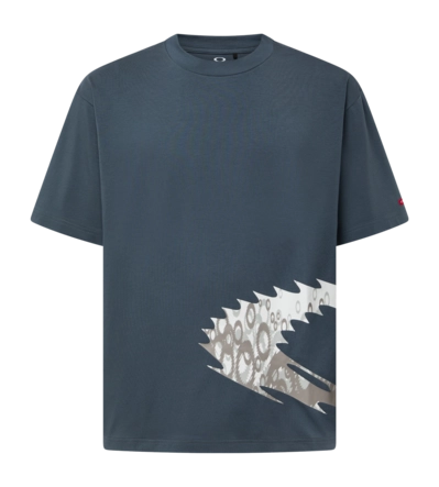 T-Shirt Oakley Men New Retro Static 3.0 Grey Dust Regular Fit