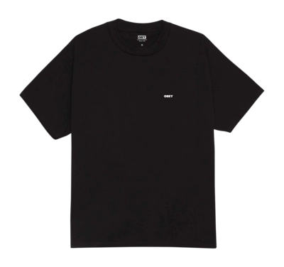 T-Shirt Obey Obey Art Studio Flowers Herren Black