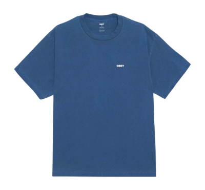 T-Shirt Obey Obey Bold Icon Face Herren Pigment Dark Denim
