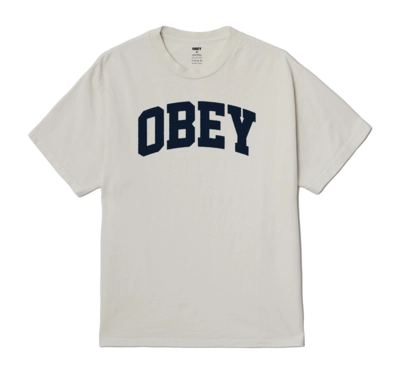 T-Shirt Obey Obey Collegiate Herren Pigment Chalk
