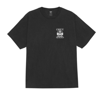 T-Shirt Obey Men Obey Precision Pigment Dusty Black