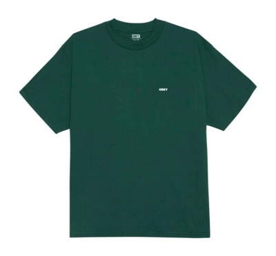 T-Shirt Obey Obey Quarter Icon Herren Rainforest