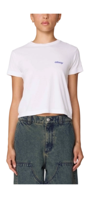 T-Shirt Obey Women Obey Speed White